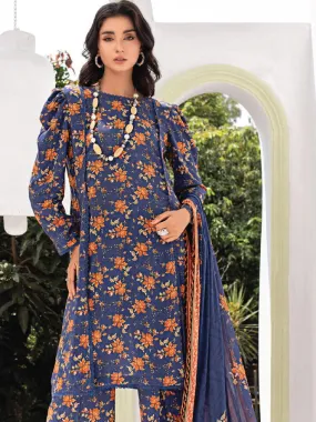 Aangan by Sanam Saeed Printed Viscose Unstitched 3Pc Suit D-05