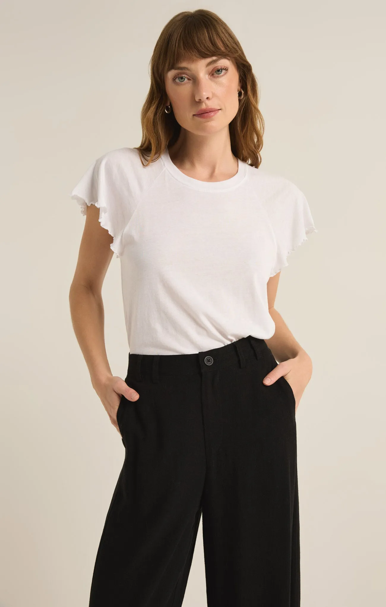 Abby Flutter Tee