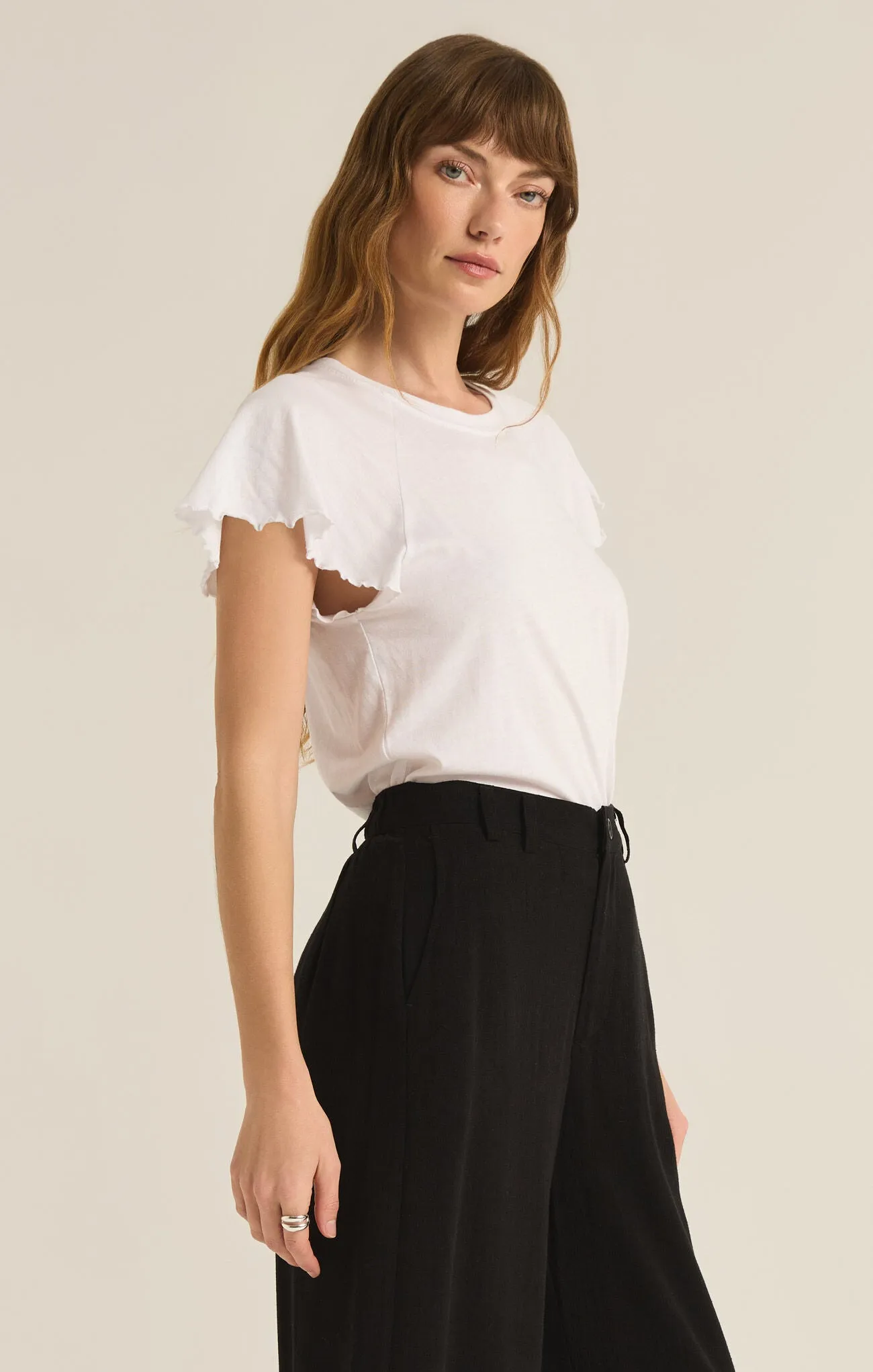 Abby Flutter Tee