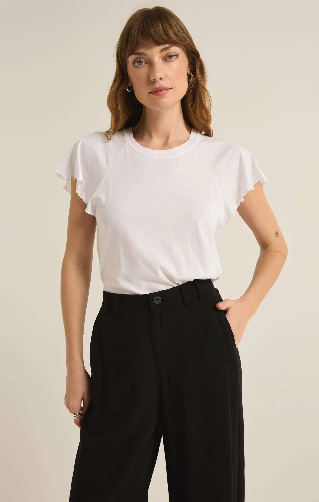 Abby Flutter Tee