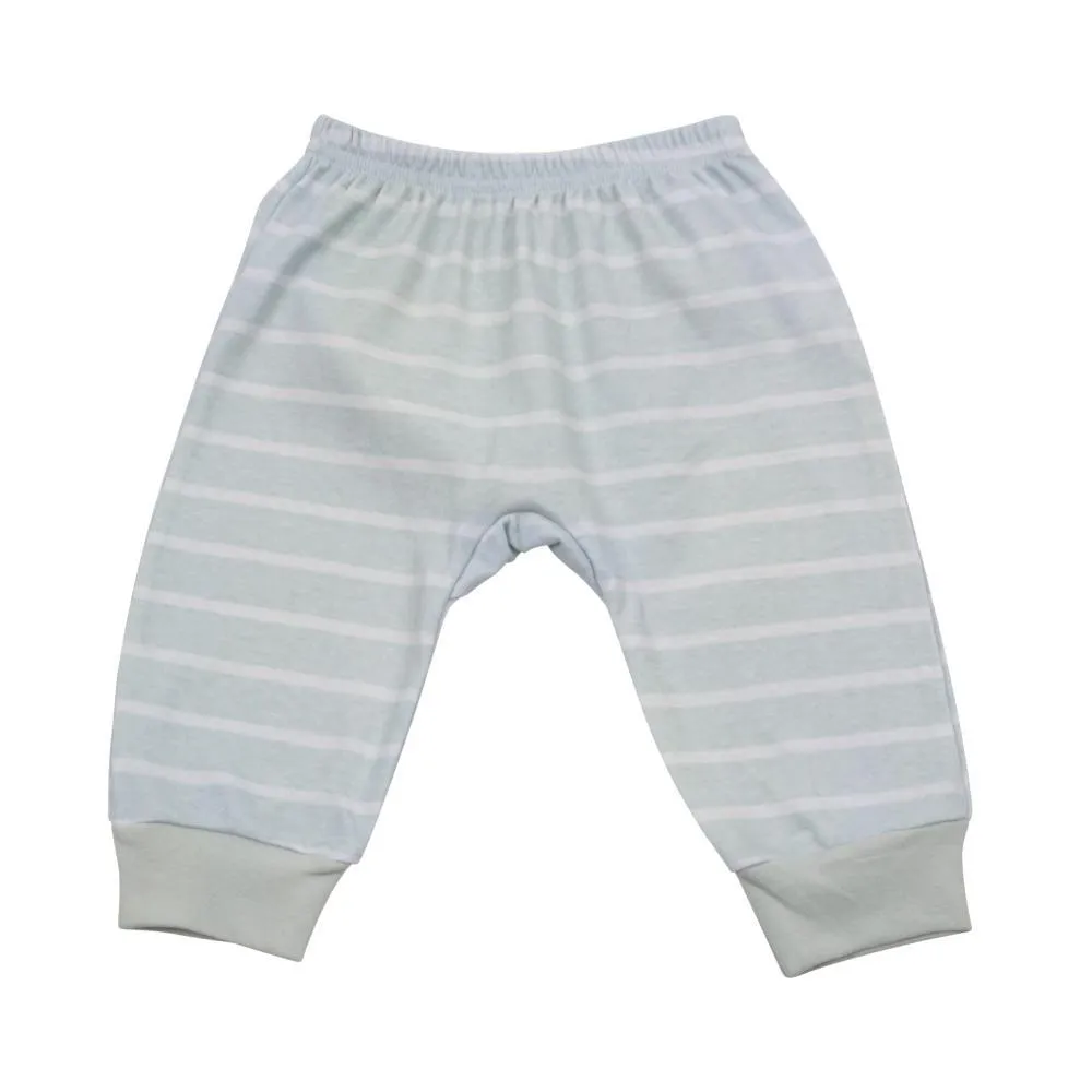 Airplane Blue Stripe Pants 0-6 Months