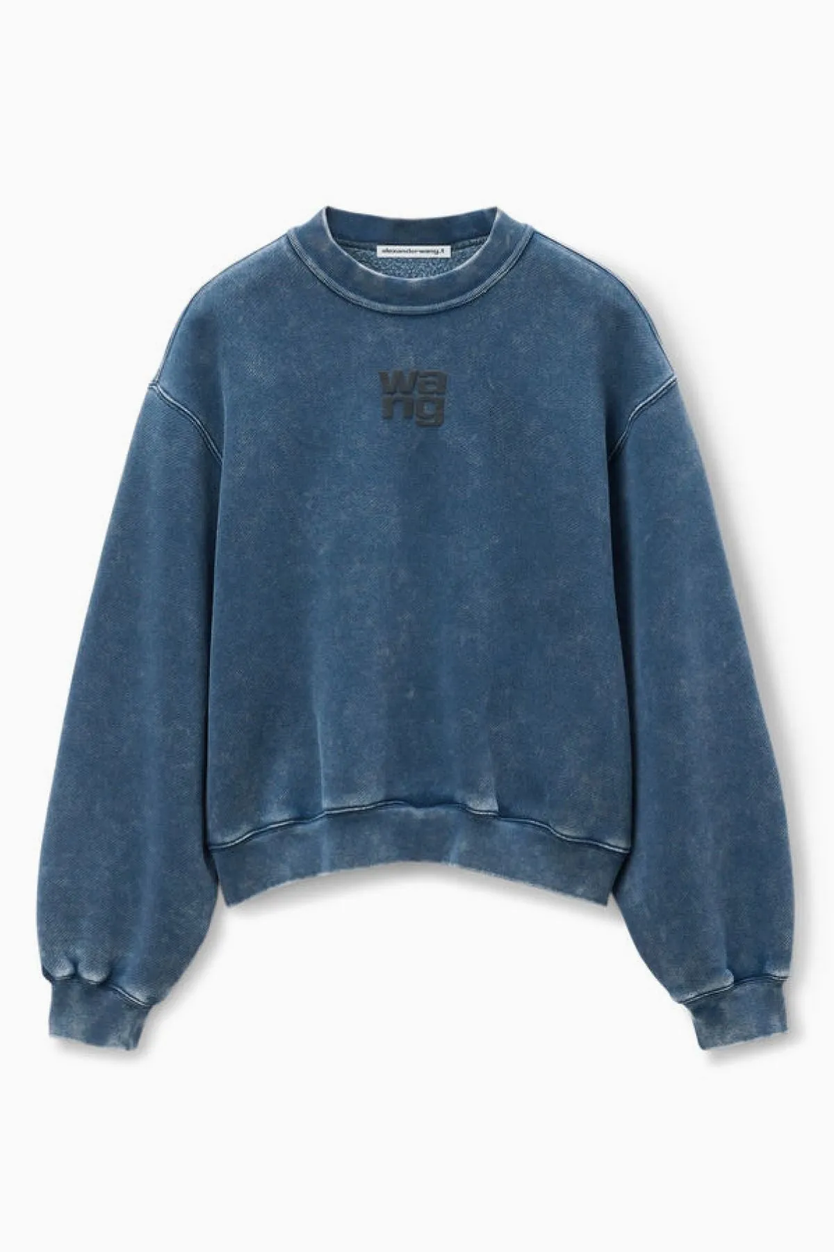 alexanderwang.t Puff Logo Sweatshirt - Acid Black Ice