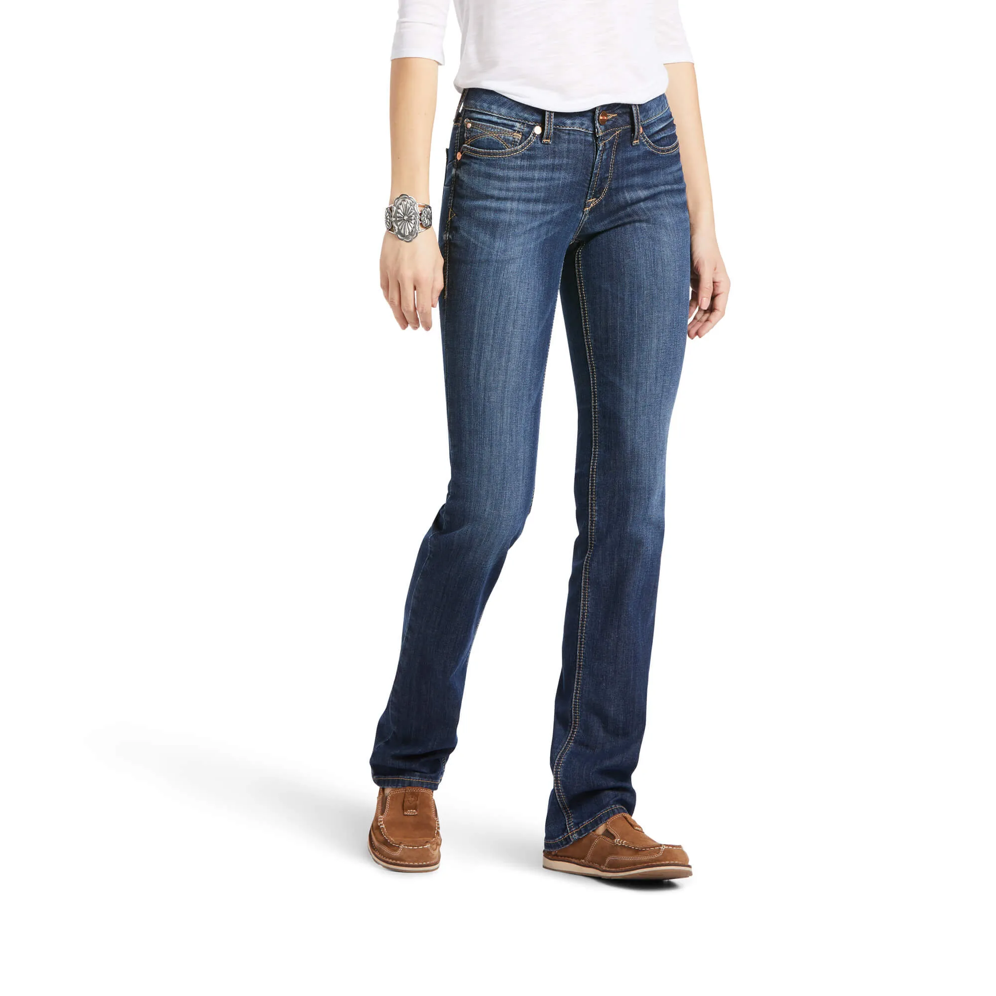 Ariat Women's REAL Perfect Rise Analise Straight Leg Jean