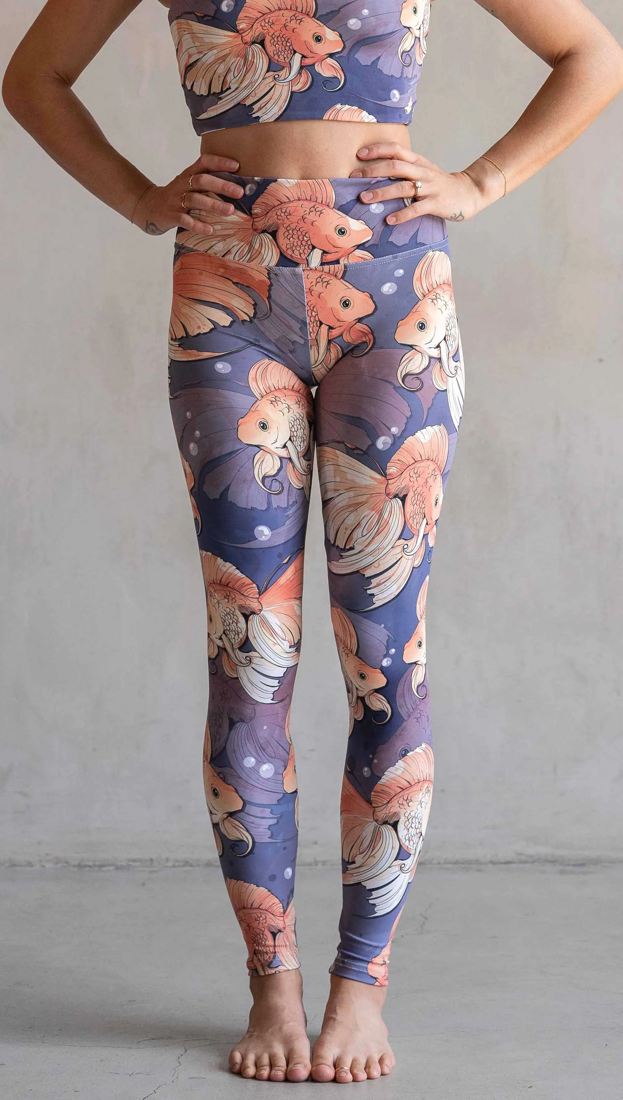 Be a Goldfish - Athleisure Leggings