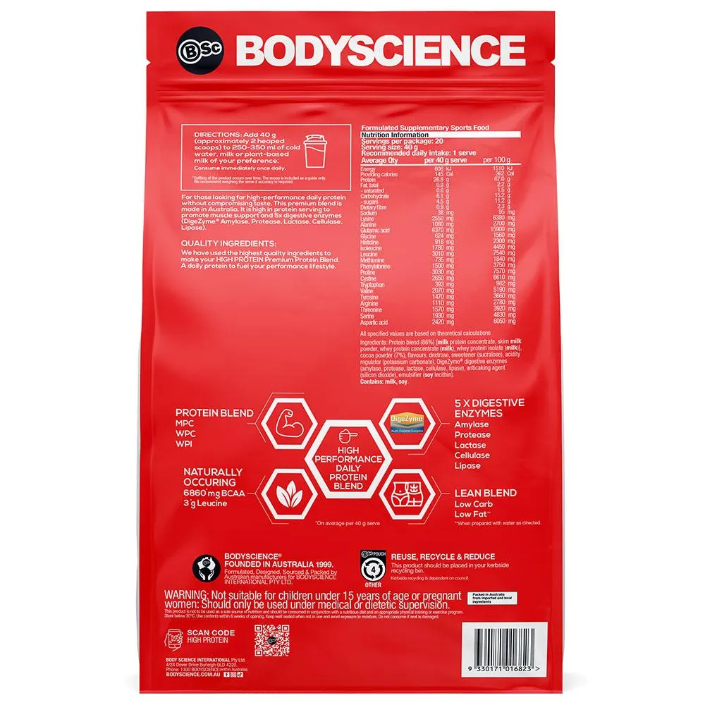 Body Science High Protein 800g