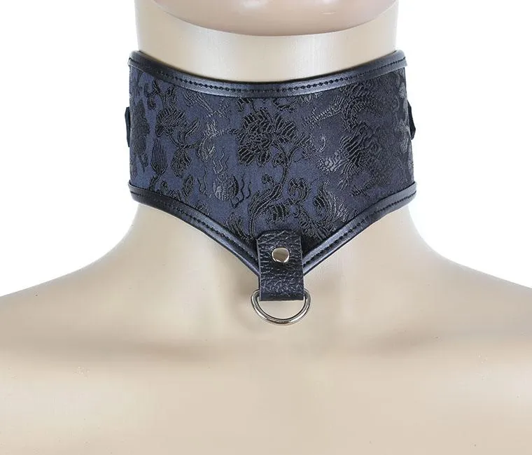 Brocade Posture Collar With D Ring