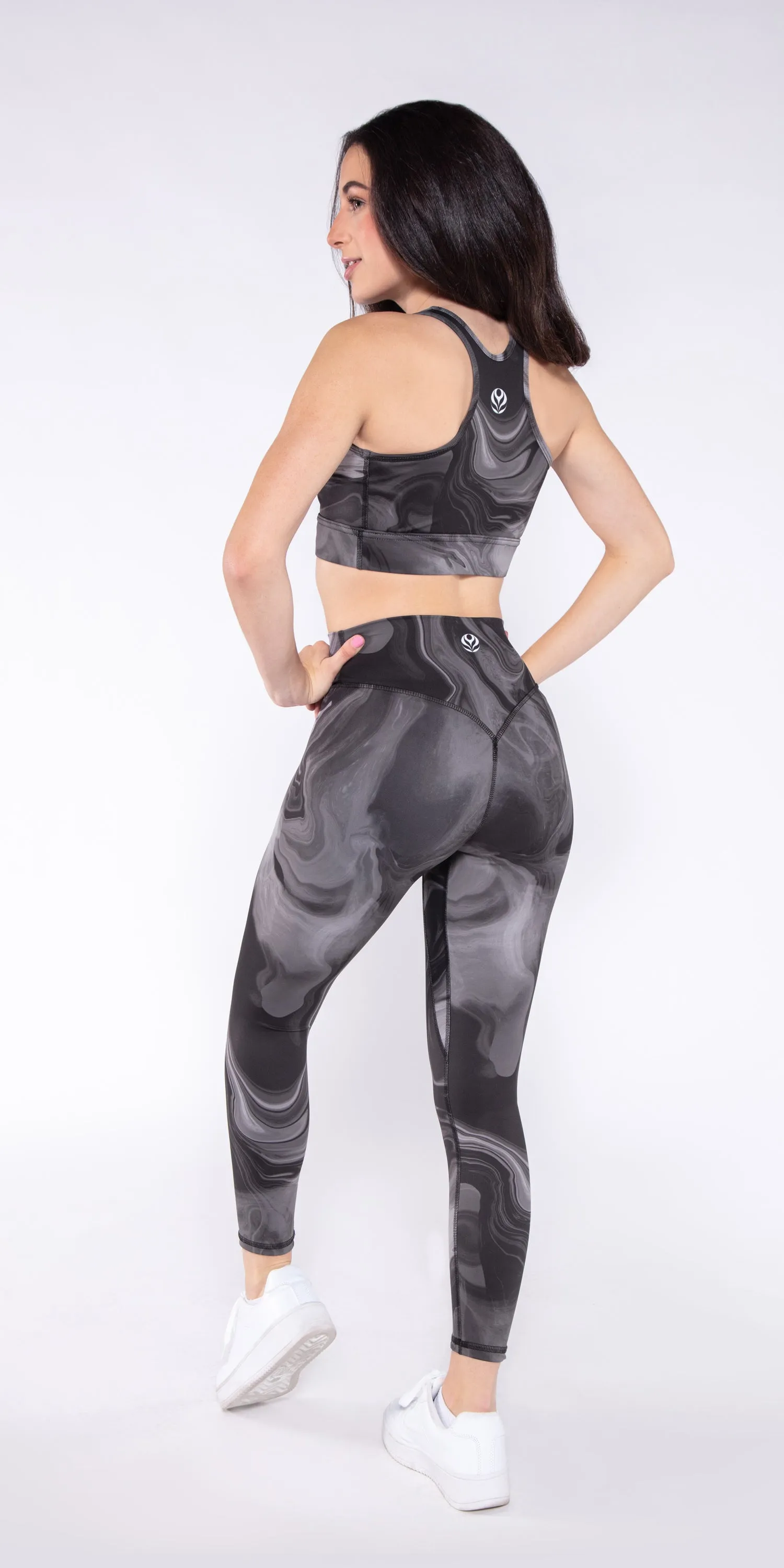 Charcoal Marble - Contour Legging