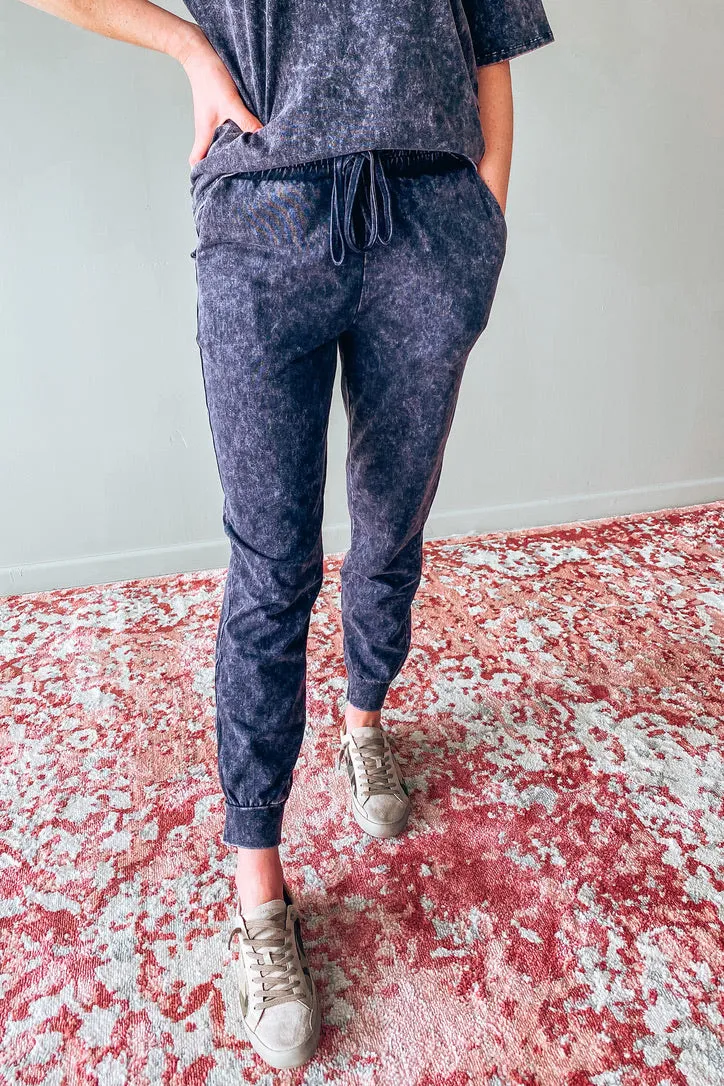 Chelsea Acid Wash Jogger Set