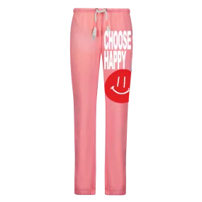 Choose Happy Pink Sweatpants