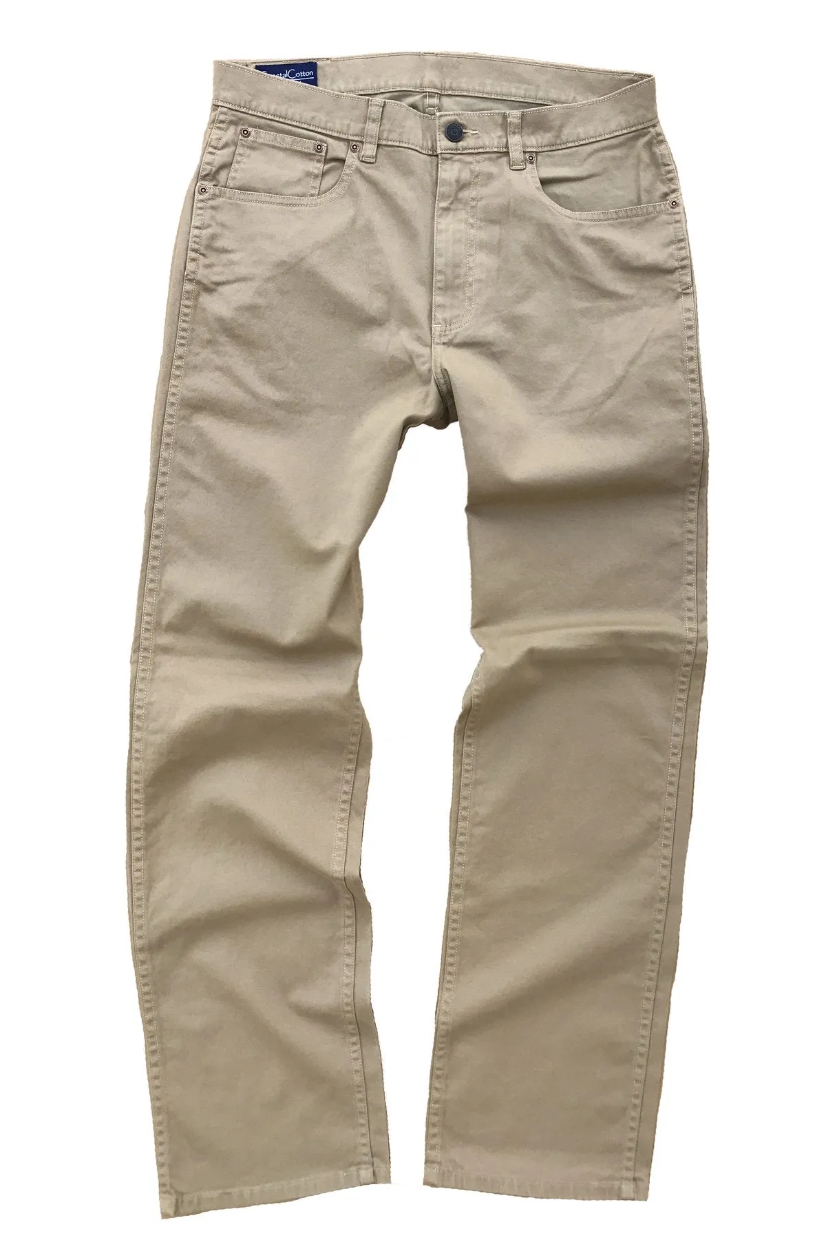 Coastal Cotton 5PKT Stretch Pant- Sand