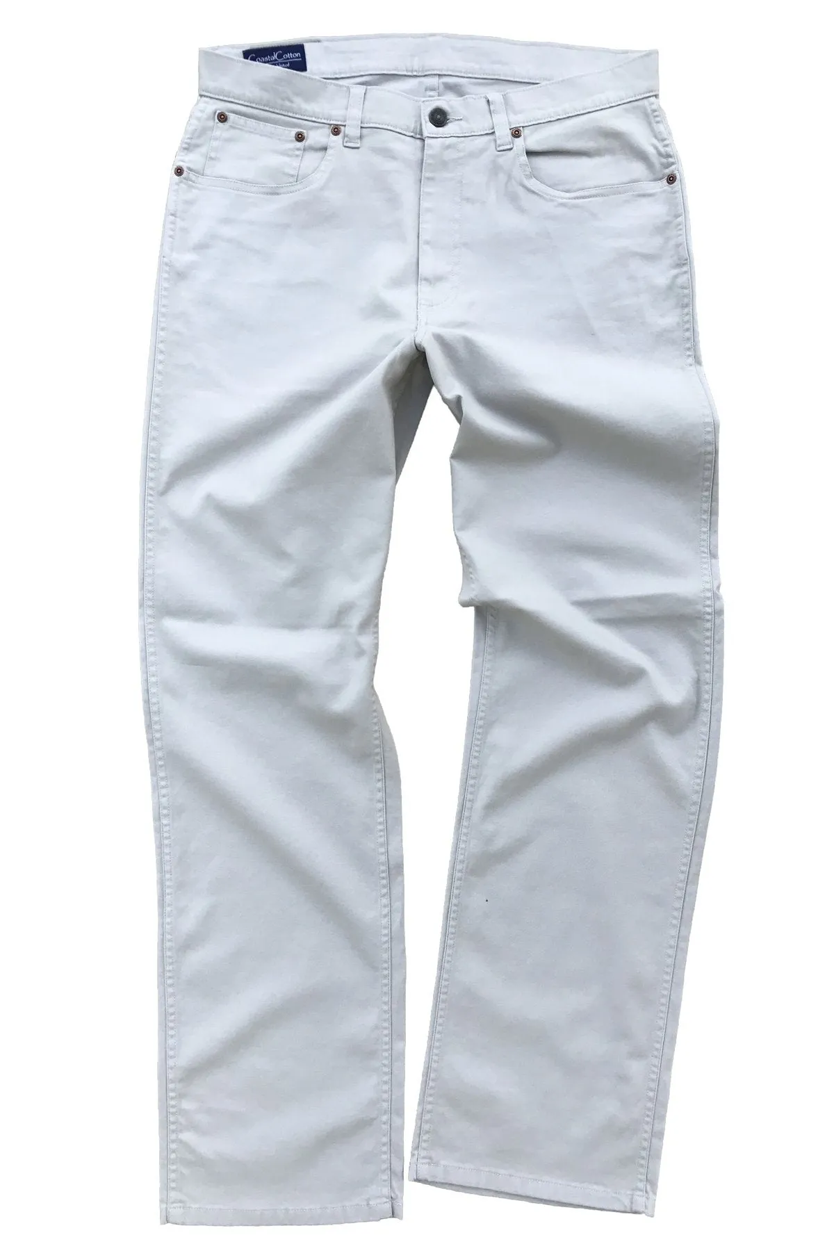 Coastal Cotton 5PKT Stretch Pant- Stone