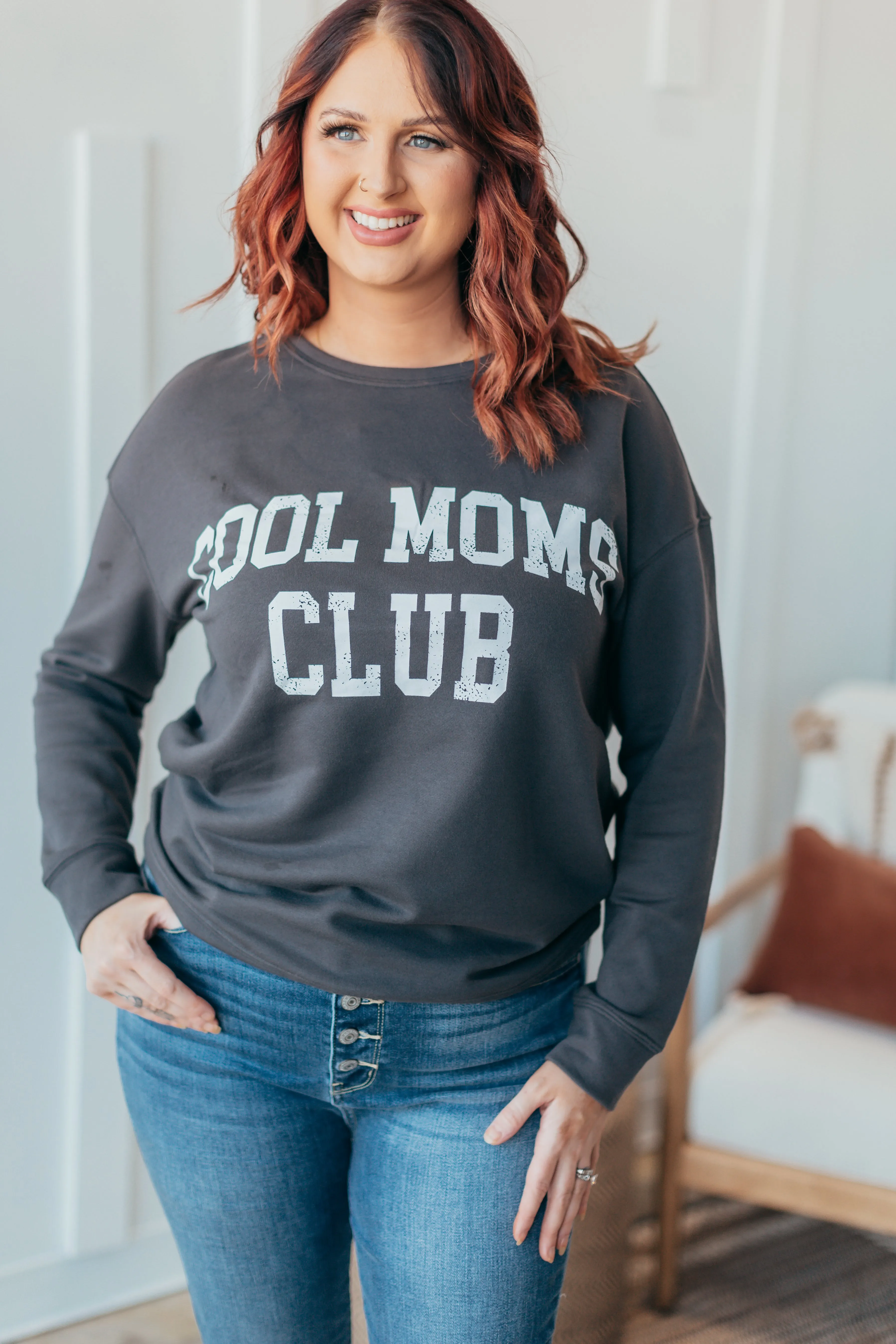 Cool Moms Club Graphic Pullover