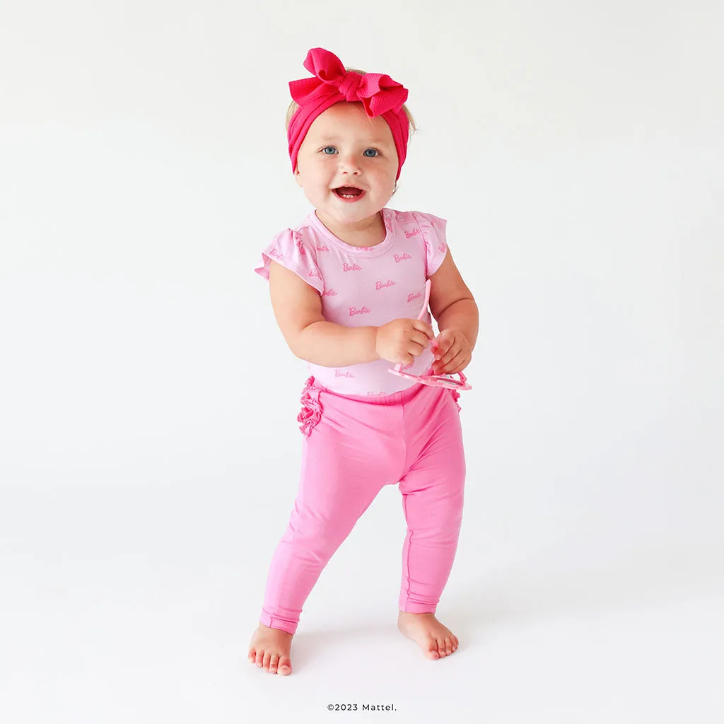 Cruisin' Pink Ruffled Bum Leggings