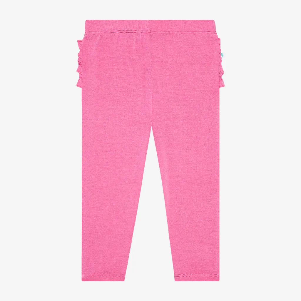 Cruisin' Pink Ruffled Bum Leggings