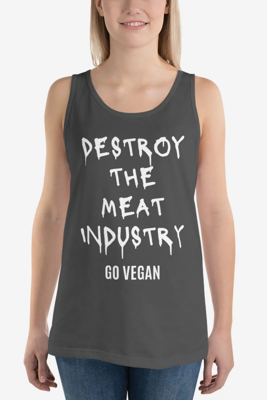 Destroy The Meat Industry - Unisex Tank Top