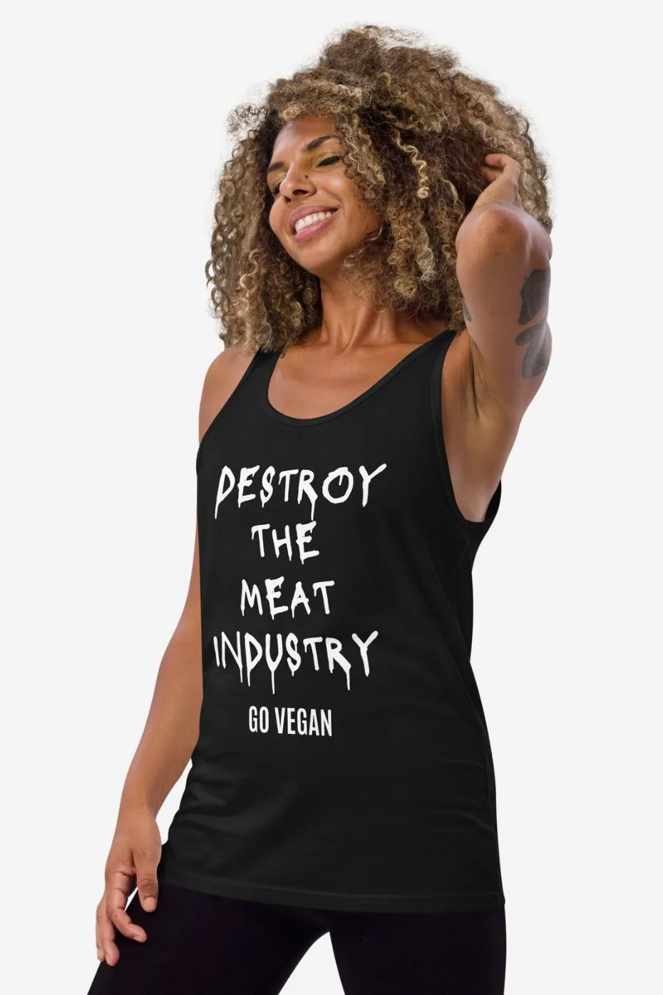 Destroy The Meat Industry - Unisex Tank Top