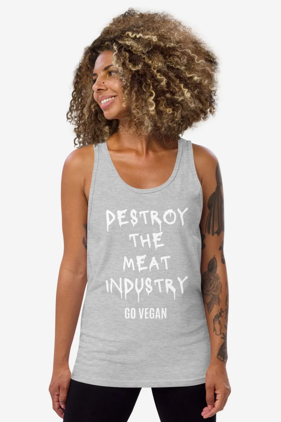 Destroy The Meat Industry - Unisex Tank Top