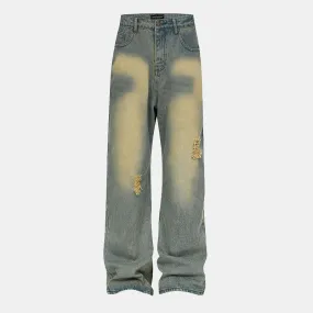 Distressed | American Style Y2K Washed Jeans