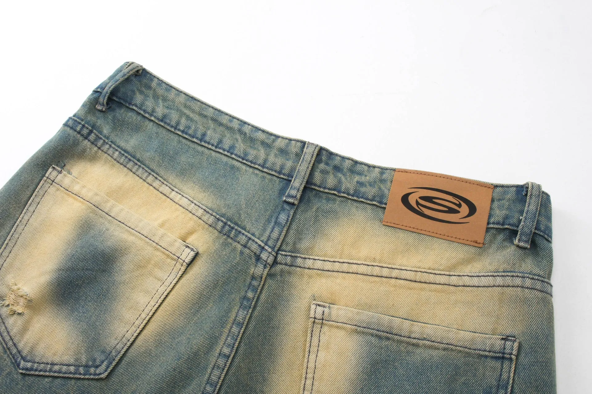 Distressed | American Style Y2K Washed Jeans