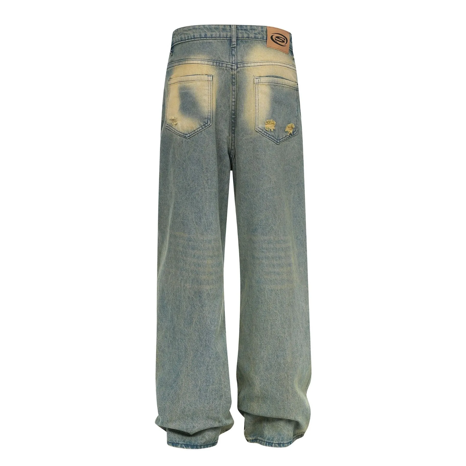 Distressed | American Style Y2K Washed Jeans