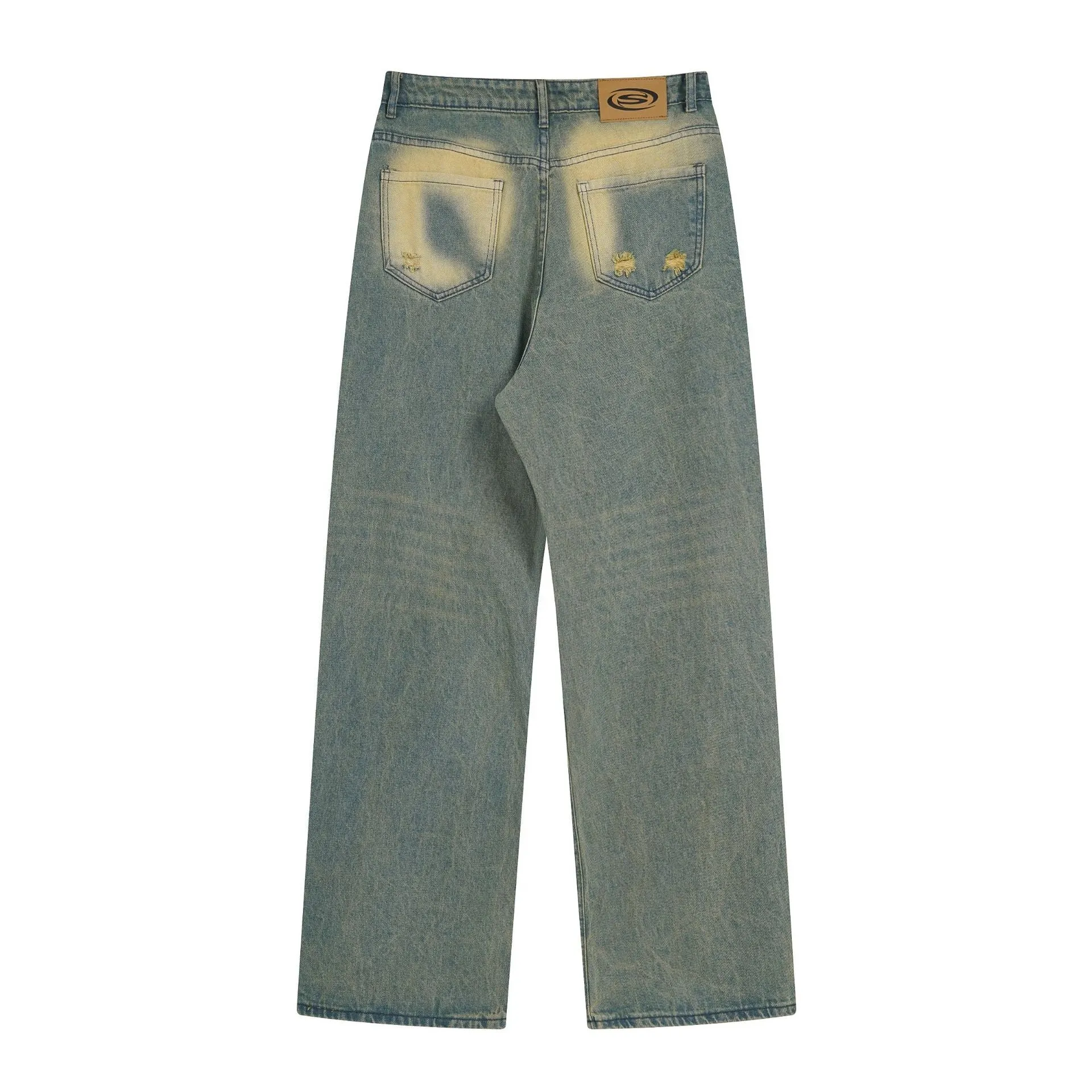 Distressed | American Style Y2K Washed Jeans