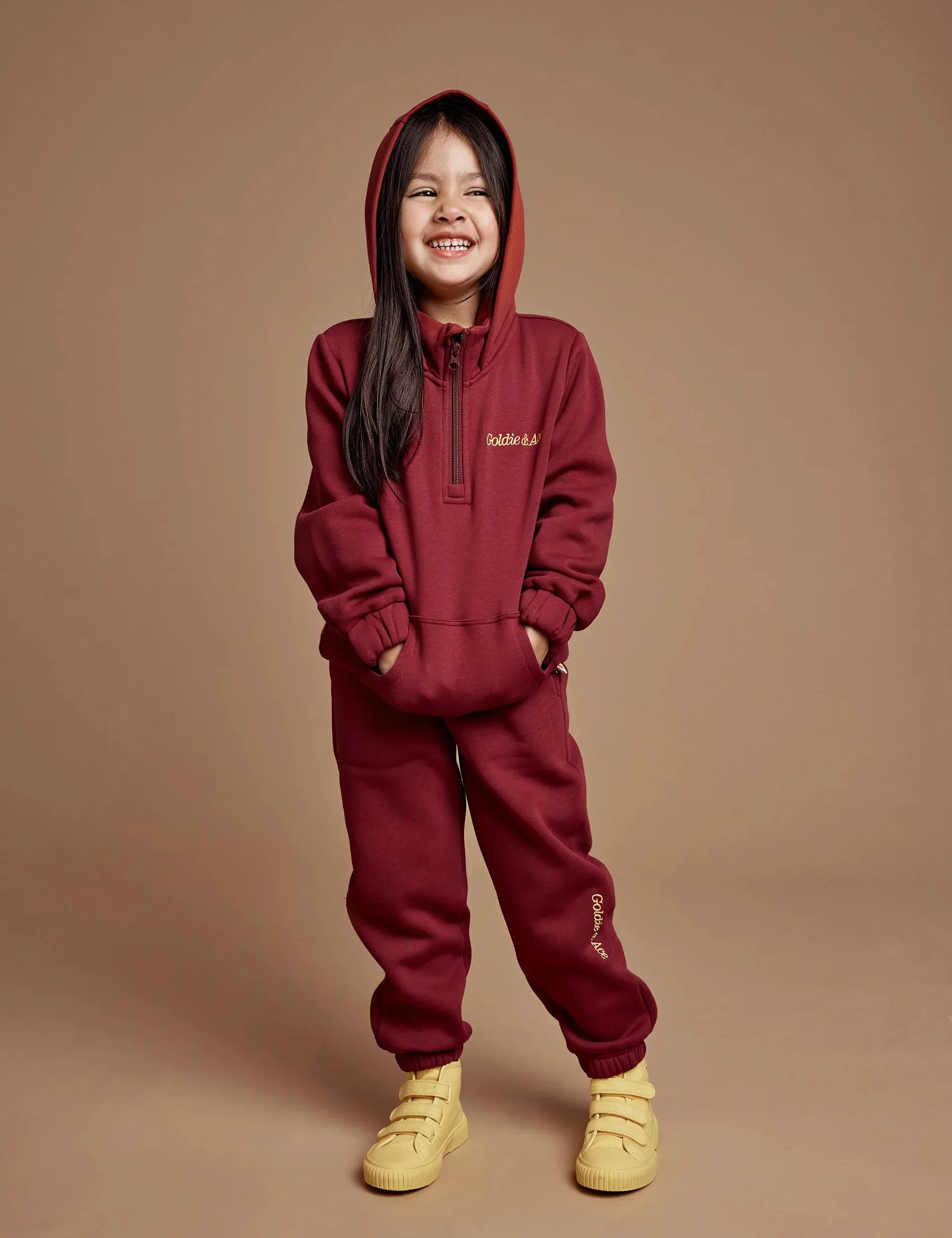 Dylan Sweatpants - Brick Burgundy