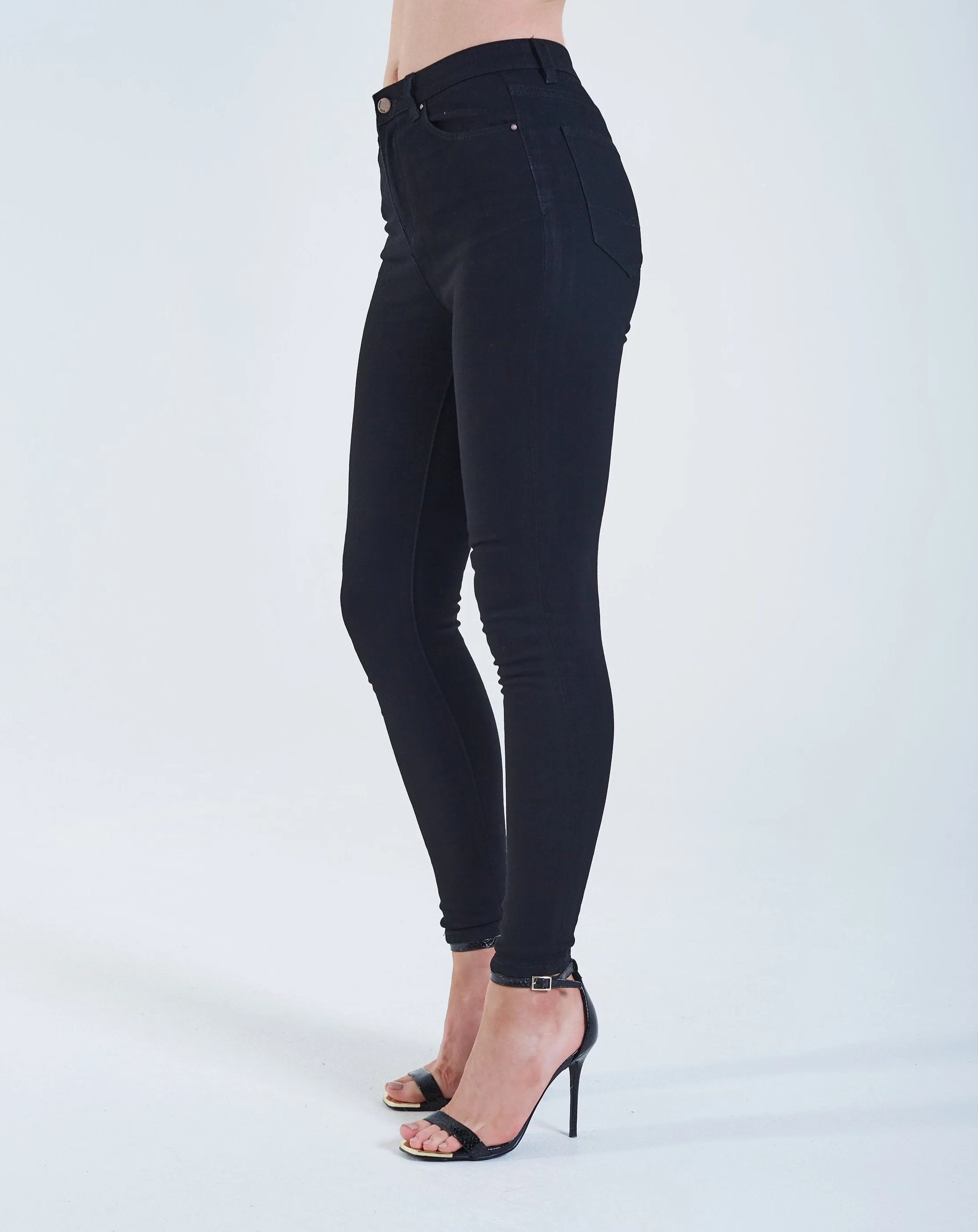 Emery High Rise Skinny Black