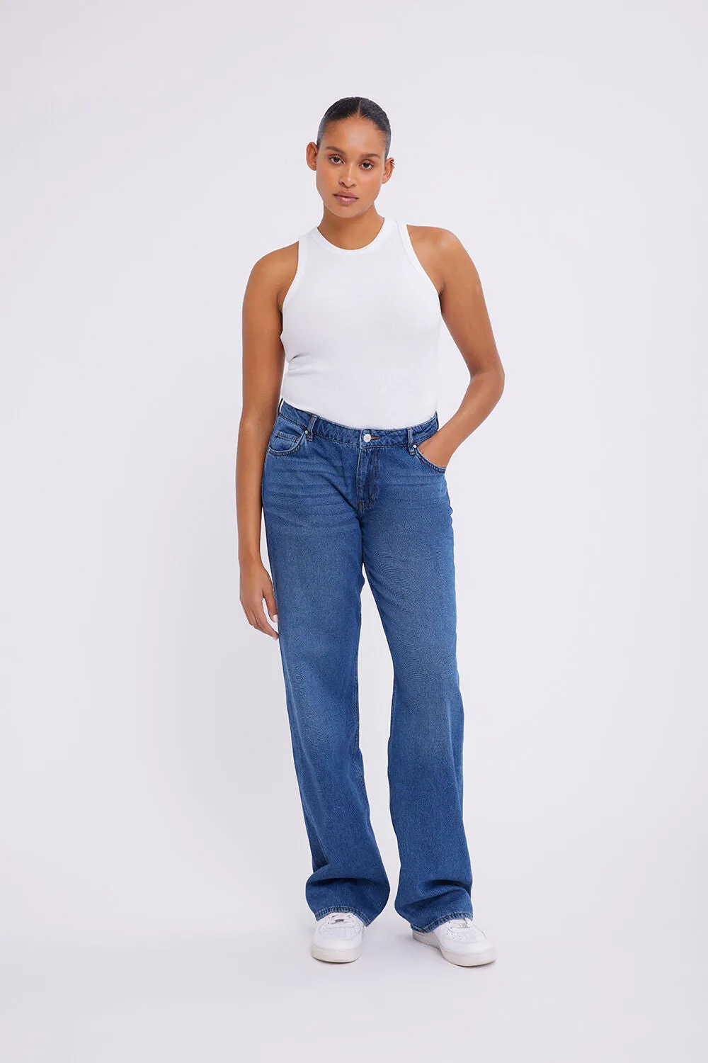 Enbetty Jeans Worn Dark Blue