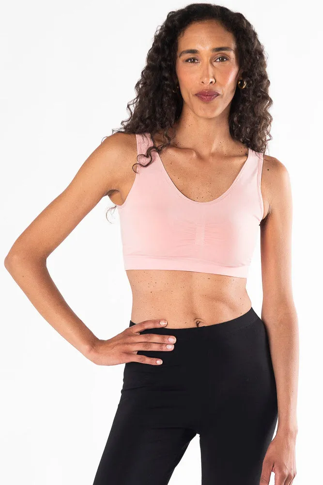 Essential Bamboo Bralette - Pink