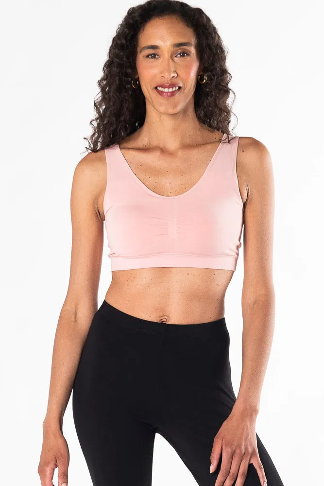 Essential Bamboo Bralette - Pink