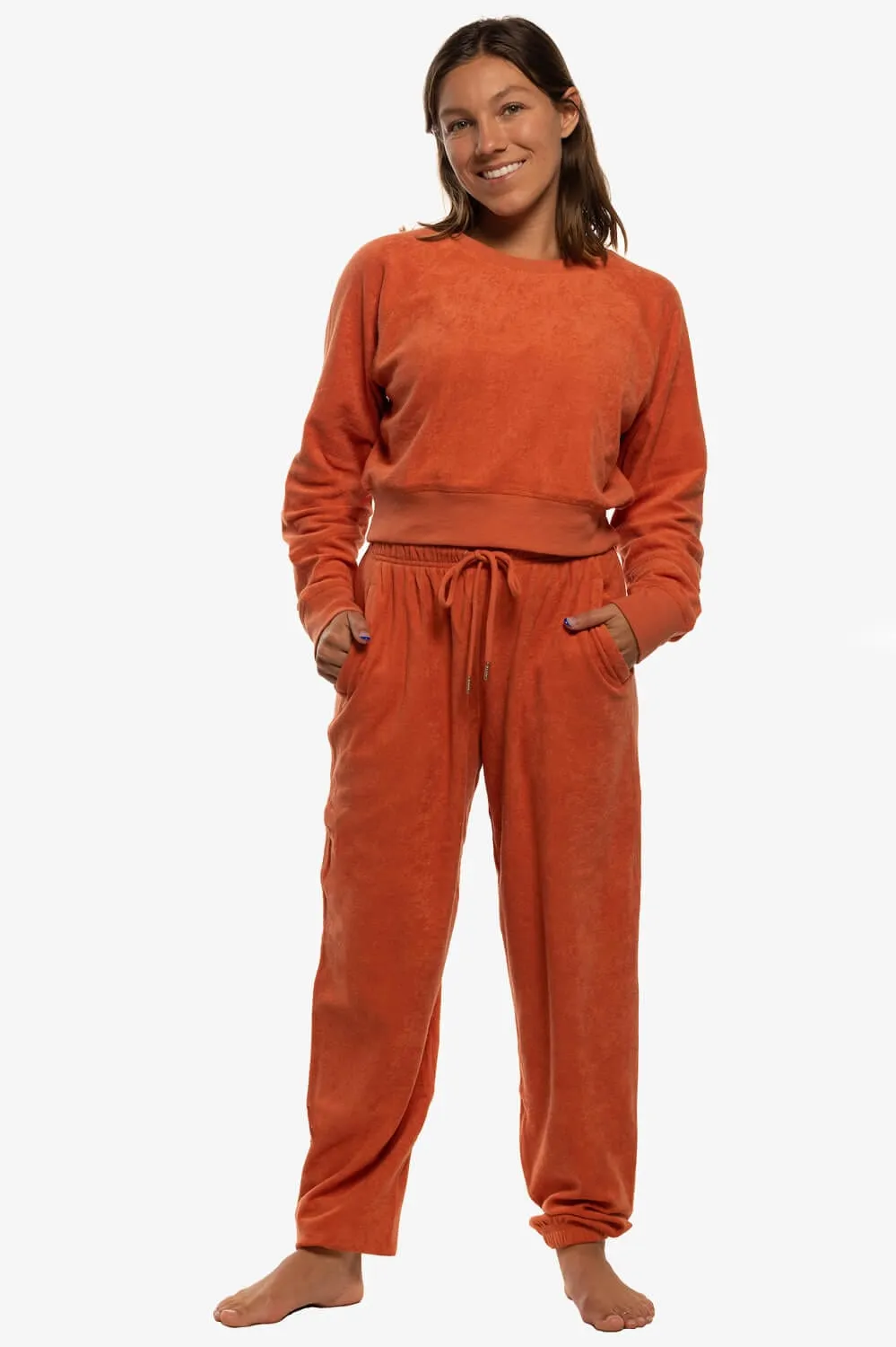 Evie Terry Cloth Sweatpant - Riad