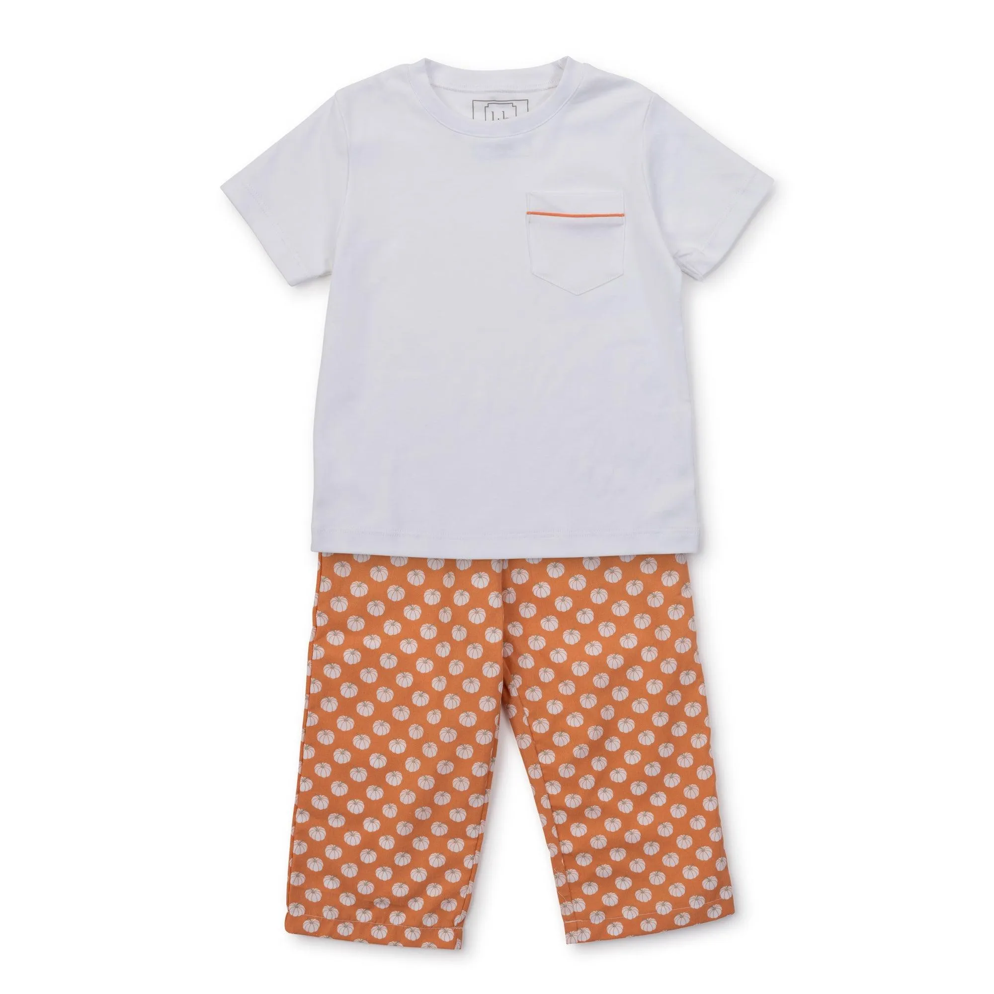 Fall Pumpkins Boys Pant Set