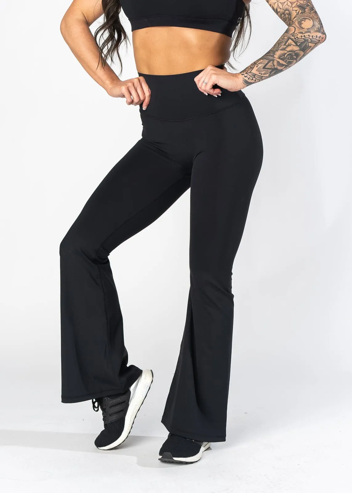 Flare Leggings | Black