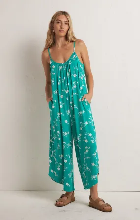 Flared Floral Jumpsuit