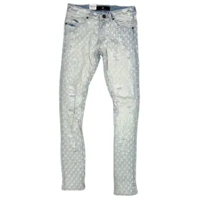 Focus Repeat Light Wash Slim Fit Jeans (3472)