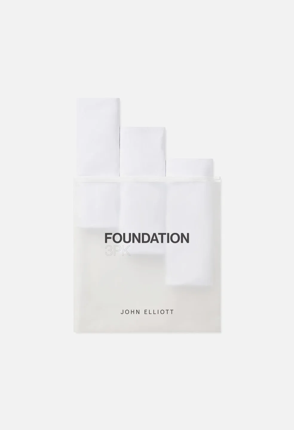 Foundation 3 Pack Tees / White