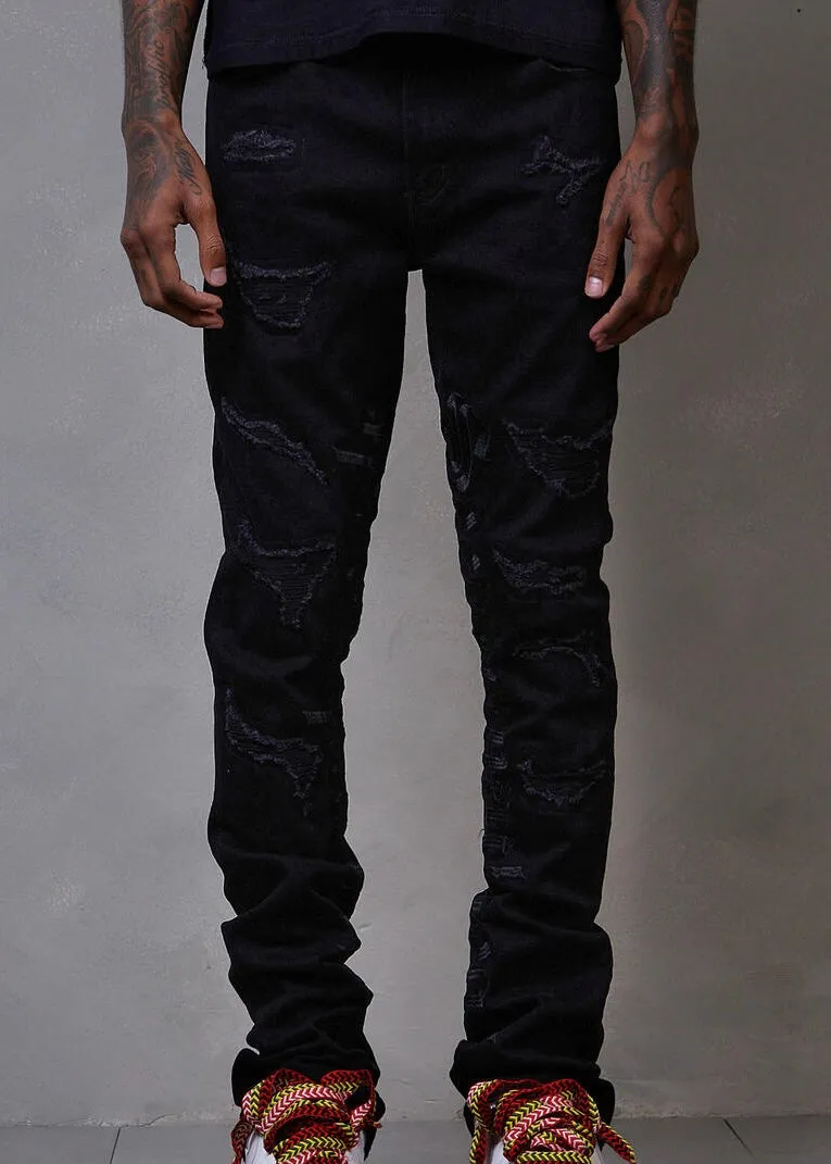 GFTD LA Noah Black Wash Jeans