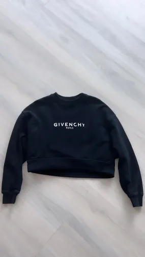 Givenchy cropped logo sweatshirt