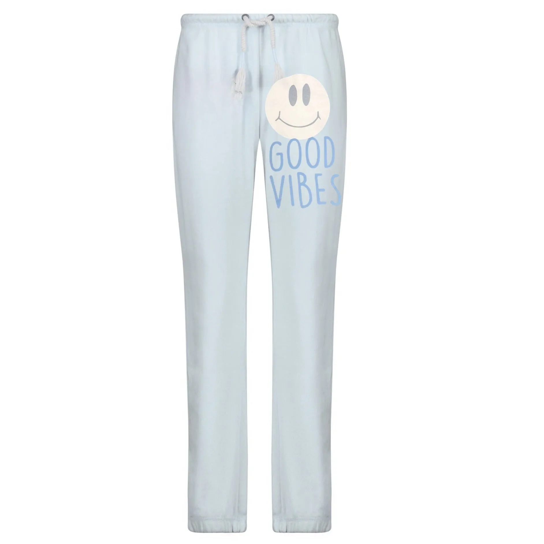 Good Vibes Blue Sweatpants - Sample Sale Size L