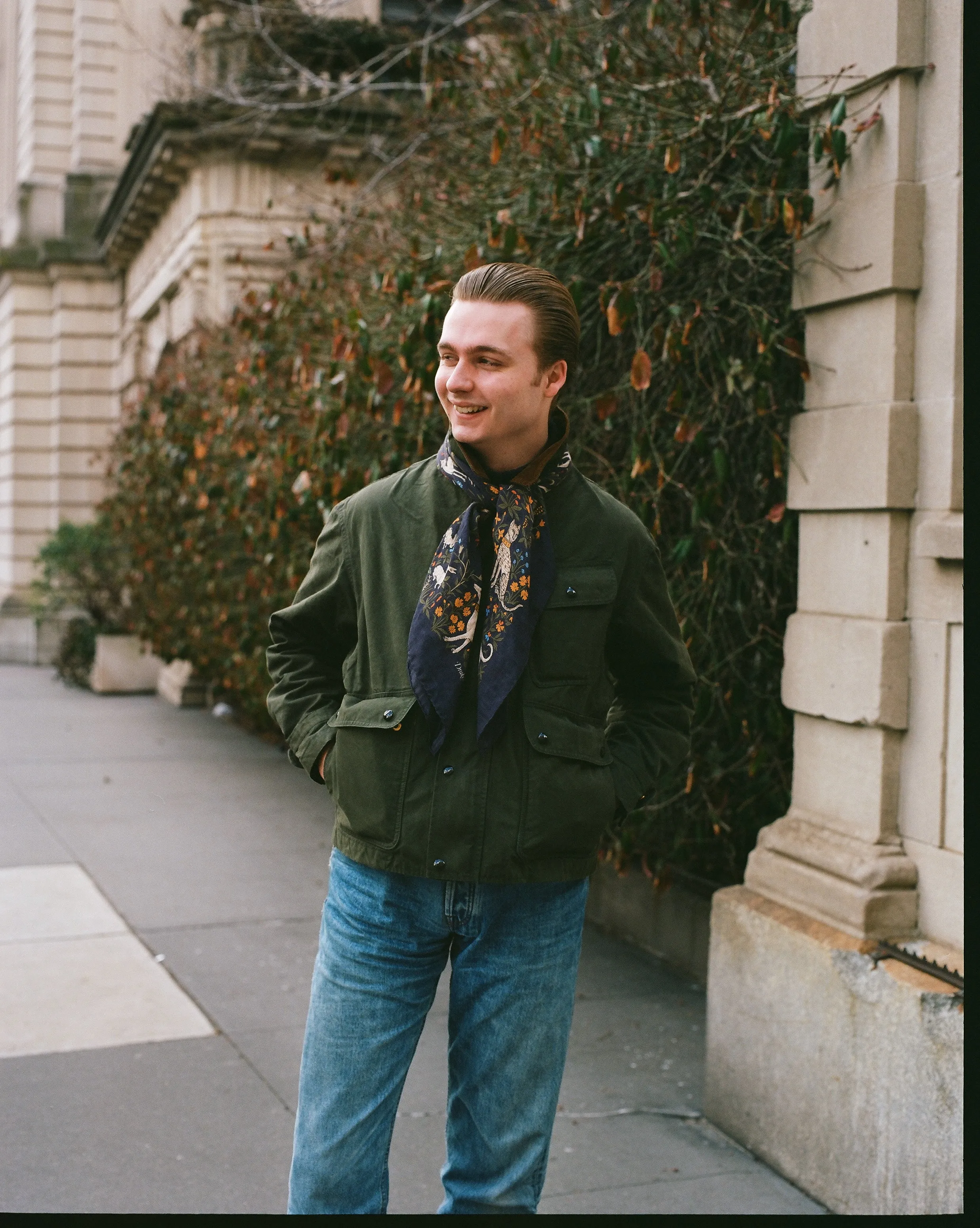 Green Waxed Cotton Wader Jacket