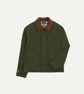 Green Waxed Cotton Wader Jacket