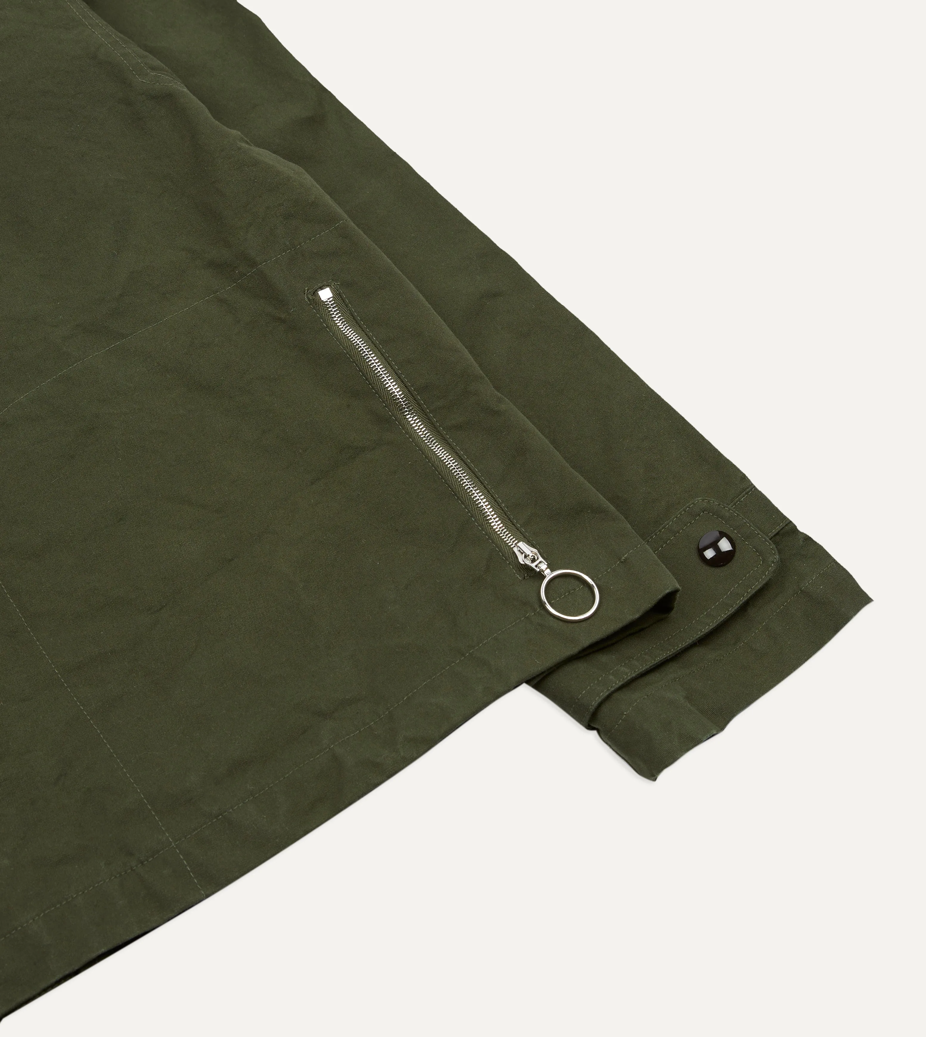 Green Waxed Cotton Wader Jacket