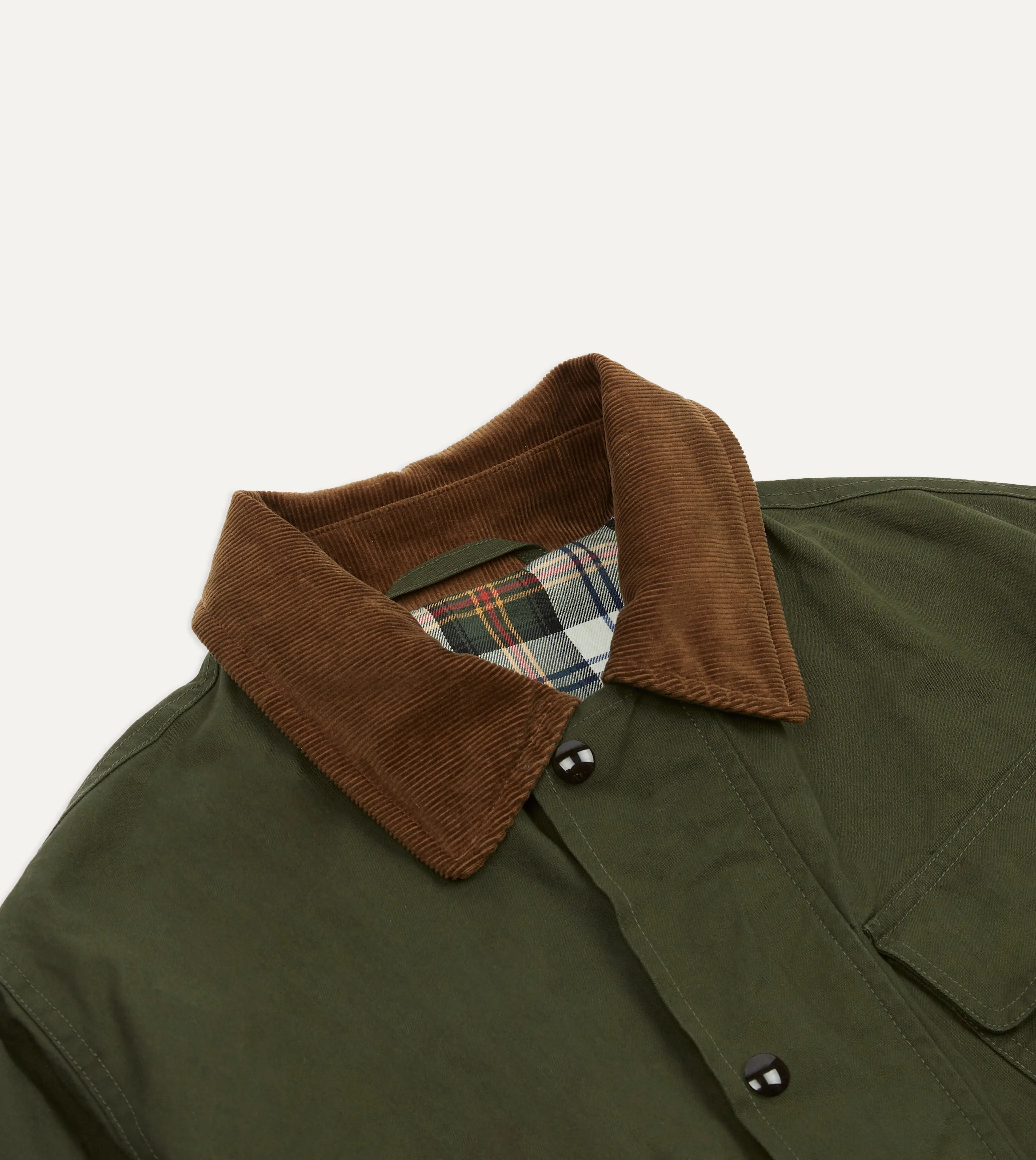 Green Waxed Cotton Wader Jacket