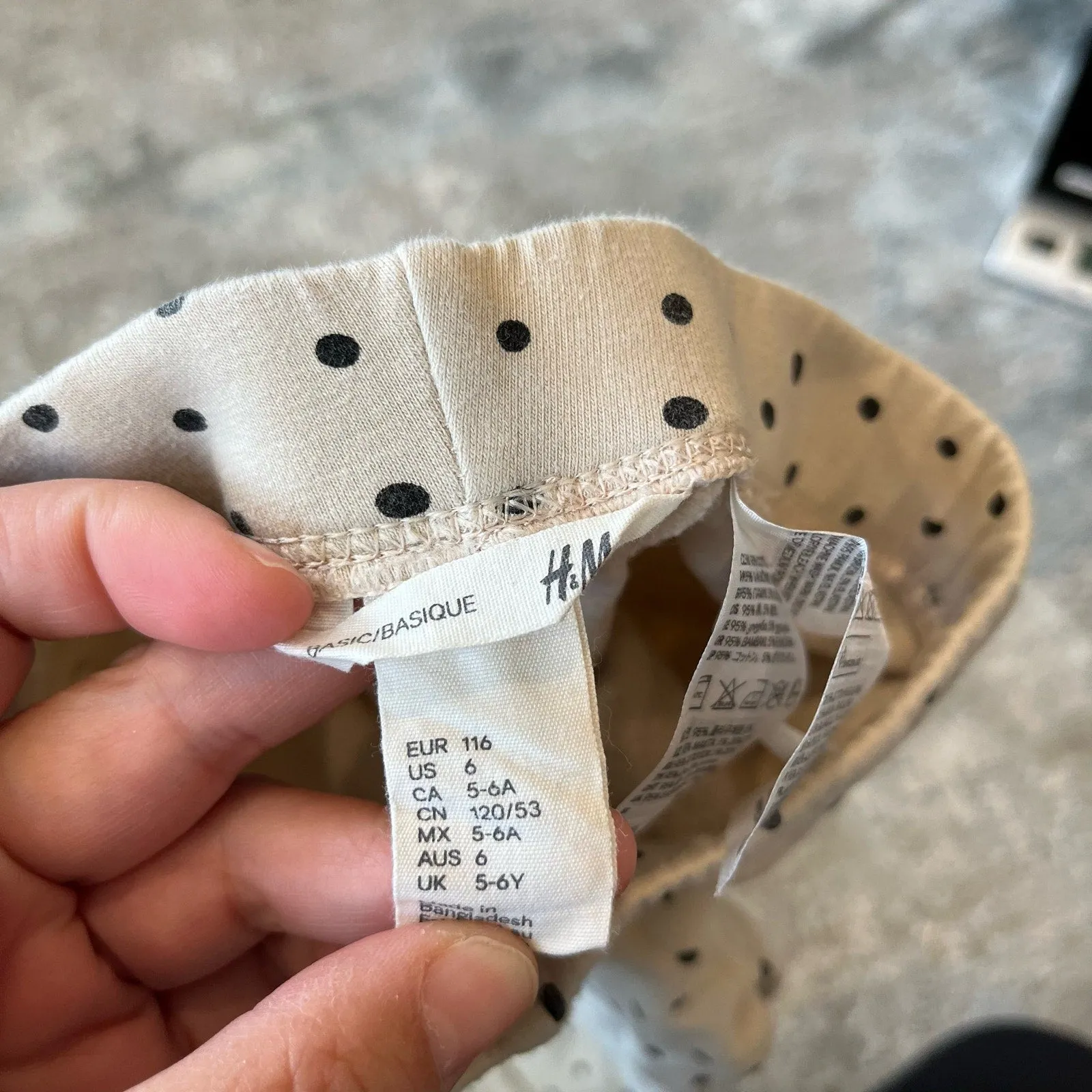 H&M Extra Soft Polka Dot Leggings 6