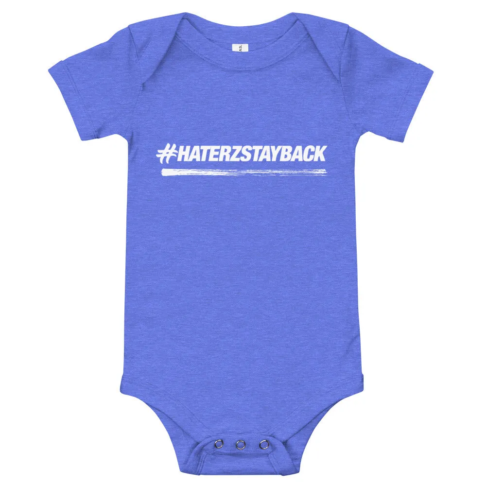 #HaterzStayBack Baby's One Piece (Blue)