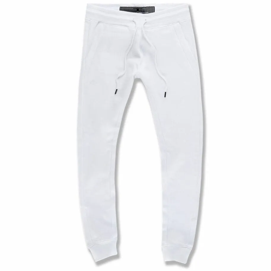 Jordan Craig Uptown Jogger Sweatpants (White) 8720