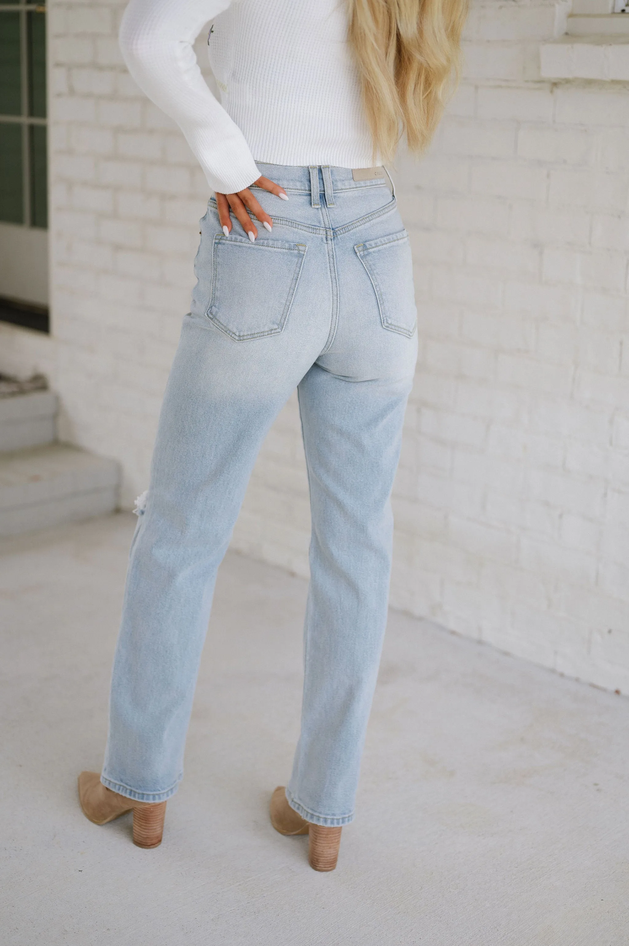 Josie Dad Jean-Light Denim