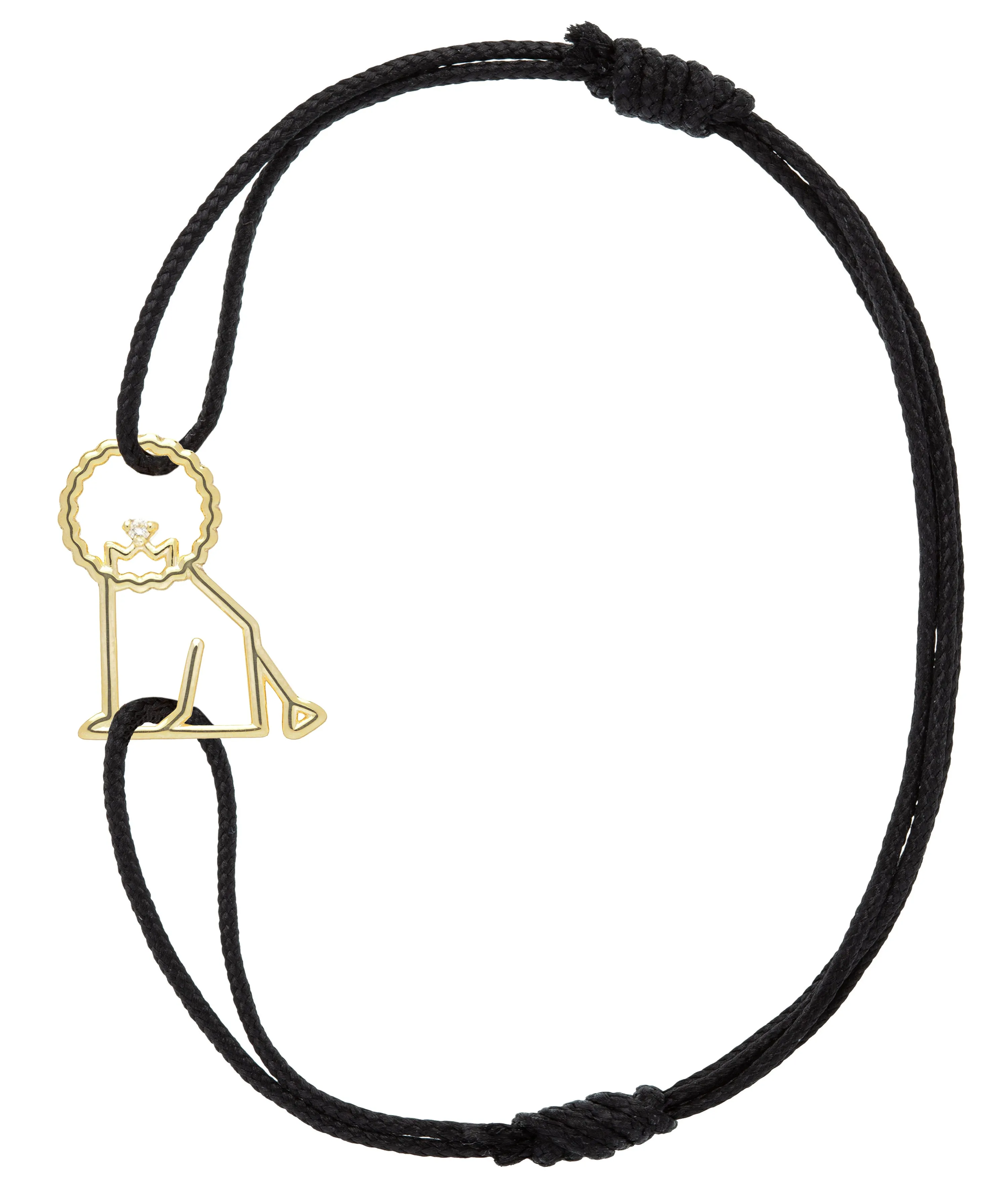 LEON BRILLANTE CORD BRACELET