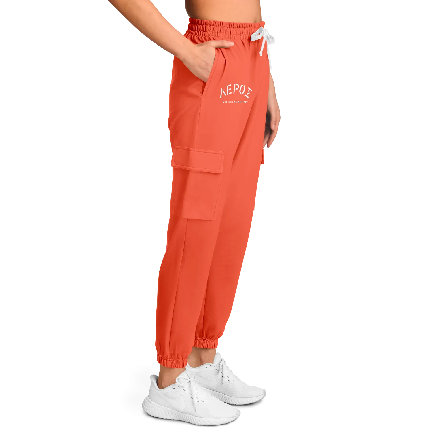 Leros Diving Academy 1991 Cargo Joggers Orange Unisex