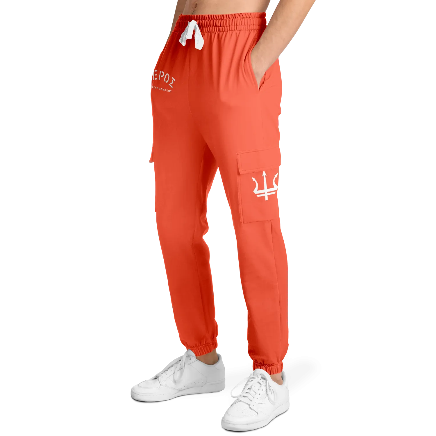 Leros Diving Academy 1991 Cargo Joggers Orange Unisex